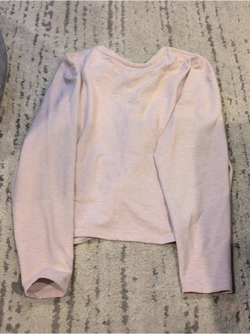 Lululemon Tuck & Gather Pullover Heathered Mod Faint Coral